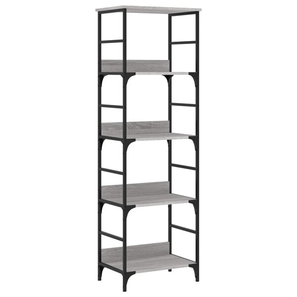 vidaXL Bibliothèque sonoma gris 50x33x153 cm bois d'ingénierie