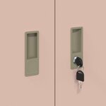 vidaXL Armoire de rangement Rose 80 x 40 x 105 cm Acier