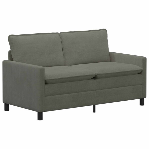 vidaXL Canapé Gris clair 156 x 81 x 87 5 cm Tissu