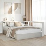 vidaXL Tête de lit de bibliothèque forme de L 135 cm bois massif pin