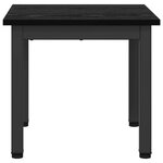 vidaXL Table basse Chêne noir 40 x 40 x 36 cm Bois d'ingénierie