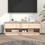 vidaXL Meuble TV 110 5x34x40 cm Bois de pin massif