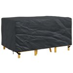 vidaXL Housse pour mobilier d'extérieur Noir 150 x 90 x 75 cm 210D