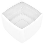 vidaXL Table d'appoint Blanc 54x54x36 5 cm Plastique