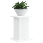 vidaXL Support de Plante Blanc 30 5 x 30 x 43 cm Bois d'ingénierie