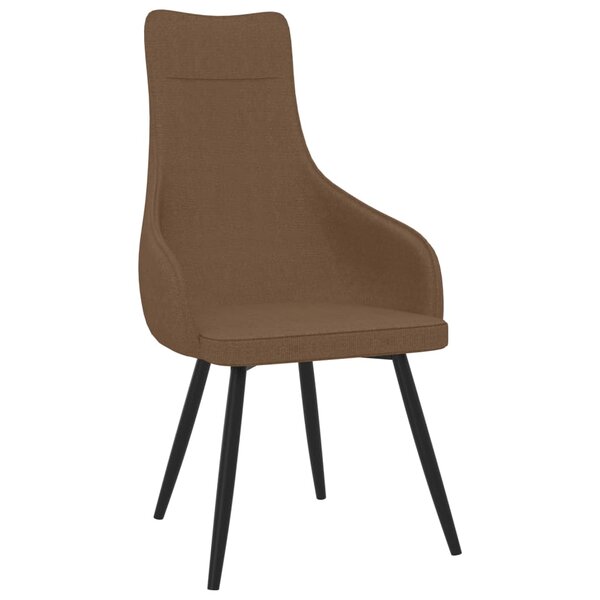 vidaXL Chaise de canapé marron Tissu