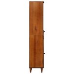 vidaXL Armoire de salle de bain avec tiroir Noyer 38 x 33 x 160 cm