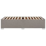 vidaXL Cadre de lit Taupe 80x200 cm Tissu