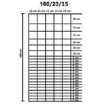 vidaXL Clôture de jardin Acier galvanisé 50x1 6 m Argenté