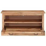 vidaXL Banc de rangement de chaussures 85x40x45cm Bois d'acacia massif