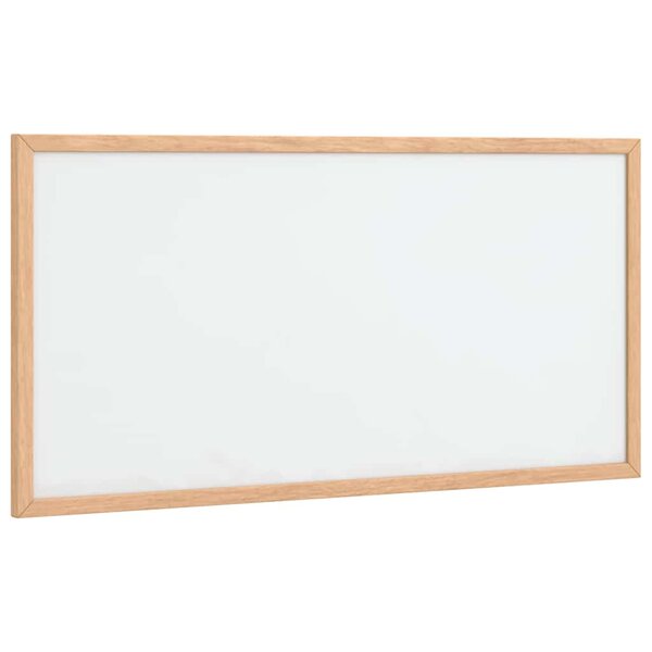 vidaXL Tableau blanc magnétique avec cadre bois de pin massif 60x30 cm
