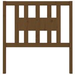 vidaXL Tête de lit Marron miel 106x4x100 cm Bois massif de pin