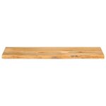vidaXL Dessus de table à bord vivant 100x20x2 5cm bois massif manguier