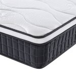 vidaXL Matelas à ressorts Bonnell Moyen 80 x 200 cm Blanc