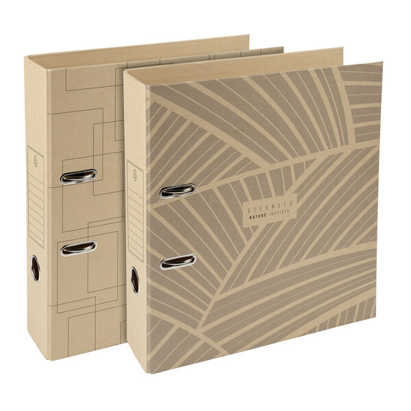 Classeur à levier cartonné exacompta eterneco a4 - dos 7 cm - lot de 10