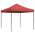 vidaXL Tente de fête 292 x 292 x 315 cm Bordeaux Tissu Oxford