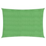 vidaXL Voile d'ombrage 160 g/m² Vert clair 4x6 m PEHD