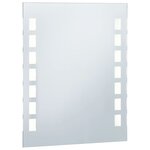 vidaXL Miroir mural à LED pour salle de bains 50x60 cm