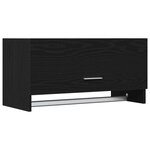 Armoire vidaXL Noir Chêne 70x32 5x35 cm en bois d'ingénierie