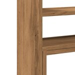 Organisateur armoire de bureau réglable artisanal bois ingénierie marron 02_0043576