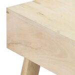 vidaXL Table basse 100x60x40 cm Bois de manguier massif