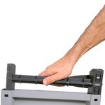 vidaXL Armoire en plastique 68x39x92 cm Design de rotin