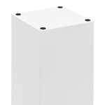 vidaXL Porte-parapluie Pierres Acier Blanc