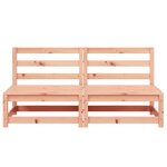 vidaXL Canapés de jardin sans accoudoirs 2 Pièces bois massif douglas