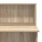 vidaXL Bureau de réception Chêne Sonoma 100x50x103 5 cm Bois d'ingénierie