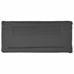 vidaXL Tête de lit capitonnée Gris Naturel et Foncé 135 cm Pin massif