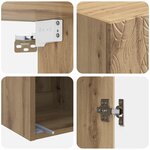 vidaXL Ensemble de Meubles 2 Pièces Chêne artisanal Bois d'ingénierie