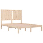 vidaXL Cadre de lit bois massif 120x190 cm petit double
