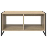 vidaXL Table basse Sonoma 80 x 50 x 40 cm Bois d'ingénierie