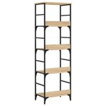 vidaXL Bibliothèque chêne sonoma 50x33x153 cm bois d'ingénierie