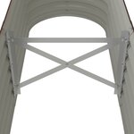 vidaXL Lit surélevé de jardin Acier galvanisé marron