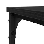 vidaXL Table d'appoint Chêne noir 50 x 35 x 52 cm Bois d'ingénierie