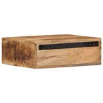 vidaXL Table de chevet murale 40x30x13 5 cm bois de manguier massif