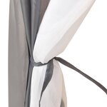 vidaXL Tente de piscine Tissu 660x580x250 cm Gris