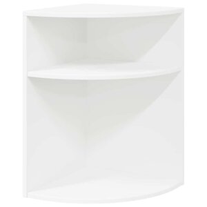 vidaXL Table d'appoint Blanc 39 7 x 39 7 x 60 cm Bois d'ingénierie