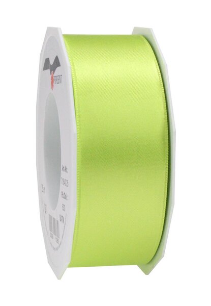 Satin double face 25-m-rouleau 40 mm vert clair