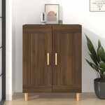 vidaXL Buffet Chêne marron 69 5x34x90 cm Bois d'ingénierie