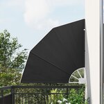 vidaXL Écran de confidentialité pour balcon Anthracite 115 x 115 cm