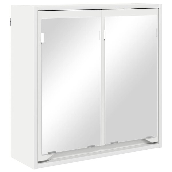 vidaXL Armoire Miroir de Salle de Bain Blanc 60 x 20 x 60 cm