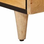 vidaXL Table basse Naturel 80 x 54 x 40 cm Bois de mangue massif