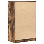 vidaXL Buffet Chêne fumé 60x35x98 5 cm Bois d'ingénierie