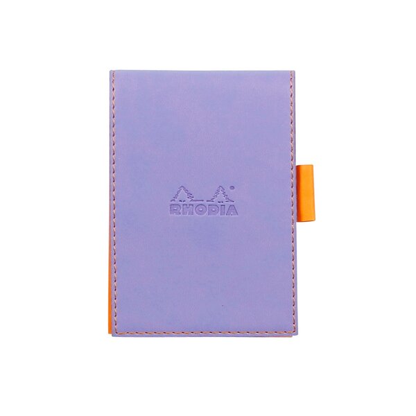 Porte-bloc Simili Cuir 8.4 x 11.5 cm+ bloc N°11 - Iris