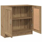 vidaXL Bibliothèque chêne artisanal 82 5x30 5x80 cm bois d'ingénierie