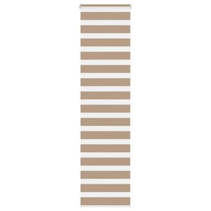 vidaXL Store zèbre marron sable largeur du tissu 50 9 cm polyester