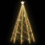 vidaXL Guirlande lumineuse filet d'arbre de Noël 400 LED 400 cm
