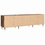 vidaXL Meuble TV Bois ancien 150 x 30 x 44.5 cm Bois d'ingénierie